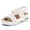 White, variant on Women's Walking Sandals Summer Shoes Platform Air Cushion Open Toe
