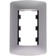 thumbnail image 1 of Placa Modular 3 Módulos Leviton Aluminio 4.5X11.4 Cm, 1 of 3