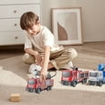 thumbnail image 6 of Alloy Construction Vehicle Toy, Realistic Fire Truck & Engineering Car with Movable Parts for Boys&Girls, Durable Metal Model for Boys Girls Age 3+, Christmas Gifts for Boys&Girls, 6 of 6