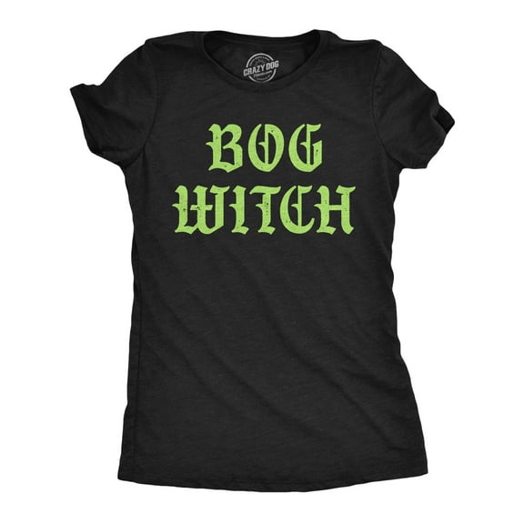 Womens Funny T Shirts Bog Witch Sarcastic Halloween Graphic Novelty Tee for Ladies Womens Graphic Tees