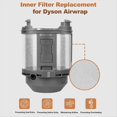 thumbnail image 5 of Cubierta de Repuesto para Filtro Interior de para HS01 y HS05. Cubierta Gris para Filtro Interior de Rizador., 5 of 5