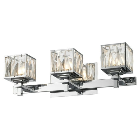 golden lighting neeva 1035 ba3 ch vanity light chrome walmart com
