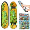 24Pcs Kids Mini Fingerboards Finger Board Deck Skateboard Games Toys 3.74 Kids Children Birthday Gift