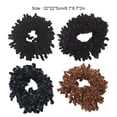 thumbnail image 3 of Sonducket Cuerda elástica para el pelo, anillo para el pelo, diadema reutilizable multicolor, aro de felpa duradero lavable, tocado portátil Accesorio para el cabello Negro Sonducket AP012778-01, 3 of 6