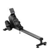 KFFKFF Magnetic Rowing Machine with 16 Adjustable Resistance Levels, Foldable Design for Home Use, 350 lbs Capacity, Smooth Pulley System, Bluetooth App Integration, and LCD Display