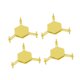 thumbnail image 4 of Posavasos hexagonal Amonsee ABS multiusos 4 Posavasos ajustables para bebidas, 4 of 8
