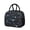 Black-17, variant on Whale Nautical Insulated Lunch Tote, Reusable Thermal Lunch Bag with Abstract Ocean and Sea Pattern, Portable Cooler Bag for Outdoor Activities and Office Lunch