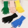 thumbnail image 4 of OOKWE Touchscreen Teens Gloves Crystal Winter Colorful Gemstones Full Finger Mittens, 4 of 16