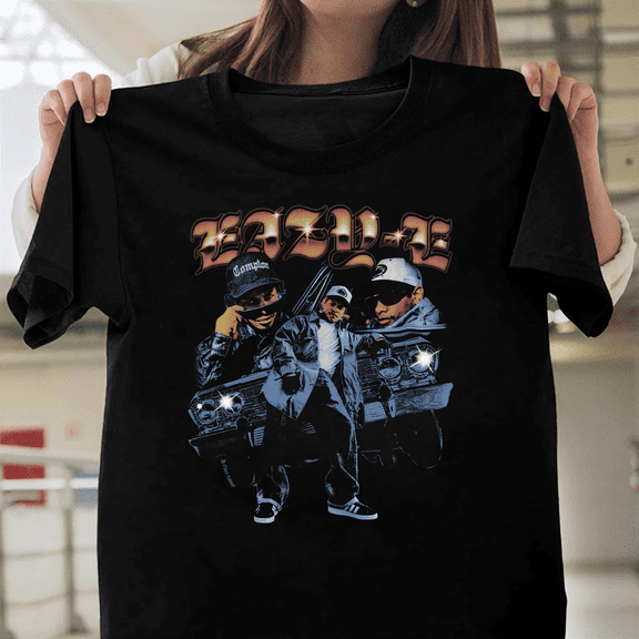 Eazy E Lowrider NWA Rapper Hip Hop Legend West Coast Gangsta Rap Vintage V1130115 Unisex T-Shirt, Size Up to 5XL