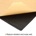 thumbnail image 4 of Uxcell 220 x 120 x 1.5mm Sound Deadening Mat Air Conditioner Damping Block Butyl Rubber, Black Pack of 3, 4 of 4