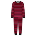thumbnail image 6 of purcolt Womens Striped Pajama Sets Long Sleeve 2 Piece Lounge Sets Soft Pjs Sleepwear Loungewear with Pockets, 6 of 8
