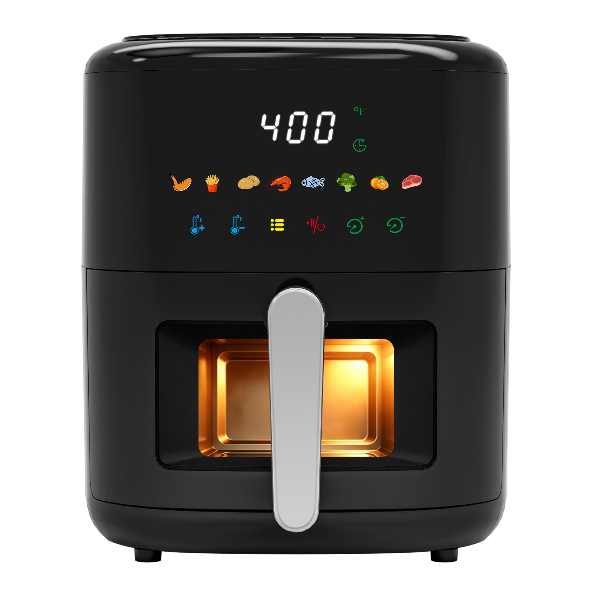 Gourmia, Air Fryer, 8 Qt, Digital, Stainless Steel - Walmart.com