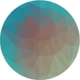thumbnail image 1 of Ahgly Company Machine Washable Indoor Square Transitional Jellyfish Green Area Rugs, 3' Square, 1 of 7