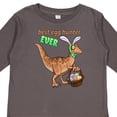 thumbnail image 4 of Inktastic Best Egg Hunter Ever Easter Dinosaur Boys or Girls Long Sleeve Toddler T-Shirt, 4 of 5
