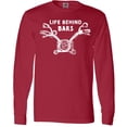thumbnail image 3 of Inktastic Life Behind Bars Motorcycle Long Sleeve T-Shirt, 3 of 5