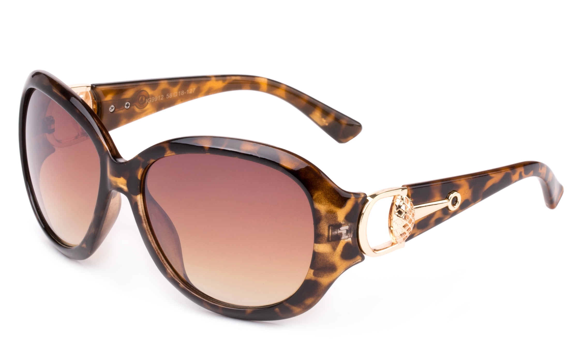 Designer Inspired Fashion Large Frame Sunglasses with UV Protection for