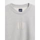 thumbnail image 3 of Buzo Gap para Hombre con Logo, Cuello Redondo, Forro Polar, XL, Gris Claro, 3 of 4