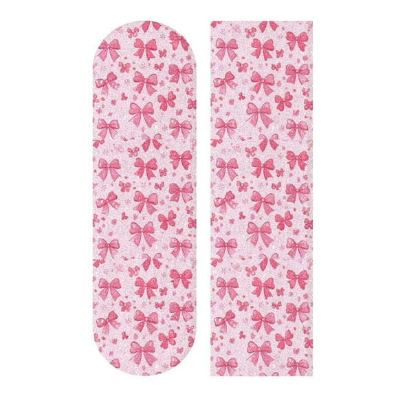 33.1" x 9.1" Tape Skateboard Scooter Grip Tape Skateboard Griptape Sheet Pink Cute Bows