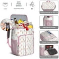 thumbnail image 5 of Travel Cooler Bag - White Princess Castle Pattern Camping Beer Cooler Backpack with Bottle Opener- Waterproof Insulated Picnic Backpacks - Cooler Bag for Beach, 5 of 6