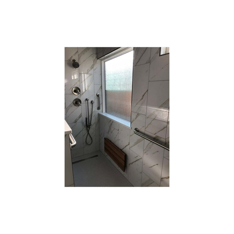Teakworks4U Wall Mount Fold Shower Bench Finish Plantation Teak Walmart
