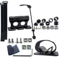 thumbnail image 1 of Aluminum Quick Release Bike Fork Mount & Rear Wheel Holder Kit, Heavy Duty Truck & SUV Bike Rack, Secure Transport for Car, Truck, SUV, Easy Loading(RL Black 1 Set), 1 of 5