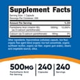 thumbnail image 5 of Nutricost Pantothenic Acid (Vitamin B5) Supplement 500mg, 240 Capsules, 5 of 5