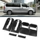 thumbnail image 5 of Cuencos de manija de puerta estilo fibra de carbono, 6 uds., aptos para Hyundai Grand Starex H1 2019, 5 of 8