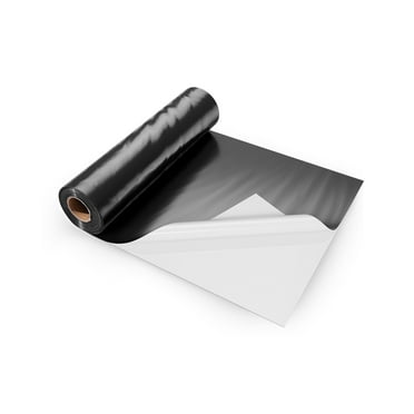KFFKFF 10Mil Plastic Covering, 10 x 65 ft Basement Moisture Shield, Robust Garden Polyethylene Covering, Versatile Construction Plastic, Artist's Canvas for Agricultural Plastic Supply, White & Black