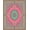 Pink, Pattern 2, variant on ODIKA 8x10 Machine Washable Non-Slip Area Rug, Jewel Baroque Palace Enchanting Mystical High Traffic Rug, Turquoise, 663736