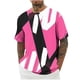thumbnail image 2 of Tops para hombre, blusas y camisas de cuello redondo y manga corta para hombre, blusas casuales de moda para hombre, blusas deportivas de cuello redondo y manga corta, blusas de poliéster para hombre, 2 of 4