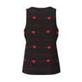 thumbnail image 5 of Xecao Cardiogram and Heart Men's Tank Top Workout Quick Dry Sleeveless Gym Jogging Muscle Shirts Summer Swim Beach Tops, 5 of 9