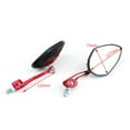 thumbnail image 3 of Universal 8mm 10mm Motorcycle Moto Spider Adjusted Rear View Side Mirrors Red, 3 of 5