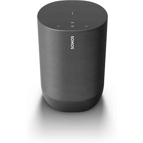 Restored Sonos Move Portable Smart Battery-Powered Speaker with Bluetooth and Wi-Fi (Black)