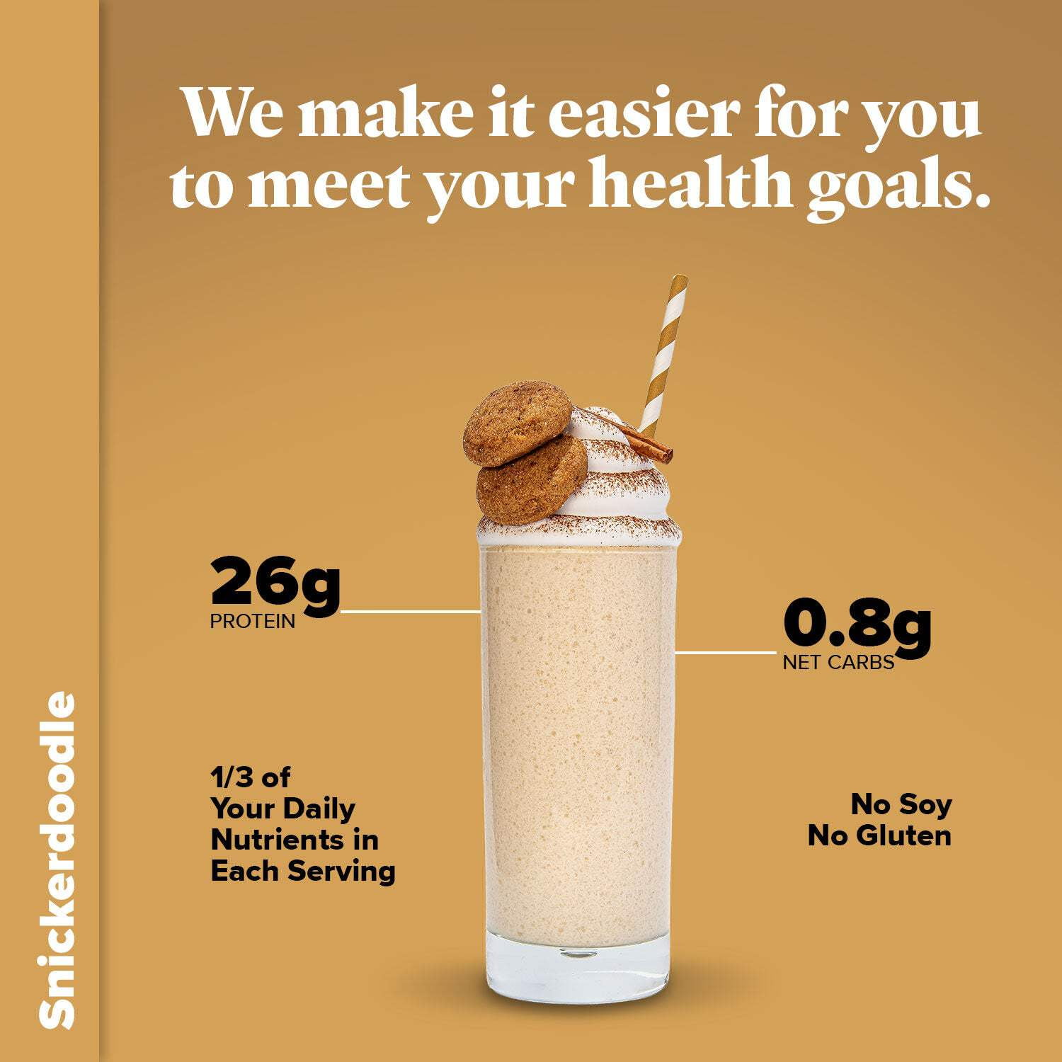 Keto Chow Snickerdoodle Ultra Low-Carb Meal Shake, 21 Servings