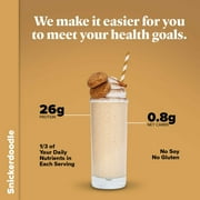 Keto Chow Snickerdoodle Ultra Low-Carb Meal Shake, Single Meal