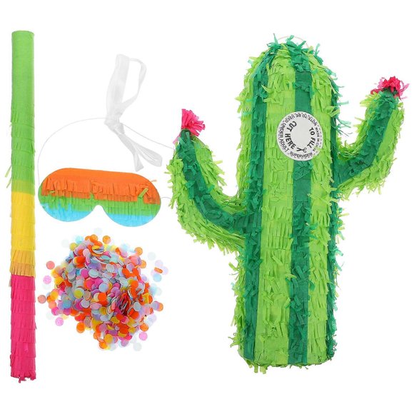 Mexico Cactus Pinata Large Pinatas Fillable With Candies Interactive Fun For Children 1Set