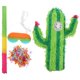 thumbnail image 1 of Mexico Cactus Pinata Large Pinatas Fillable With Candies Interactive Fun For Children 1Set, 1 of 5