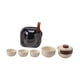 thumbnail image 3 of Juego de té de viaje, tetera, tazas de té pequeñas con bolsa de transporte para oficina, hogar y viajes. Juego de cuatro tazas de té, 3 of 9
