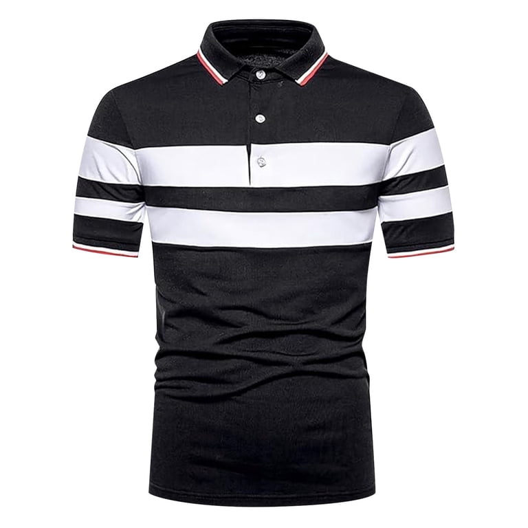 Polo Shirts for Men Golf Short Sleeve Stripe Sports Casual Business Tops Comfortable Summer Breathable Dress Shirts for Men - Walmart.com Polo Shirts for Men Golf Short Sleeve Stripe Sports Casual Business Tops Comfortable Summer Breathable Dress Shirts for Men - Walmart.com