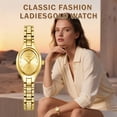 thumbnail image 3 of LIEBIG Small Gold Watches for Women Dainty Analog Ladies Quartz Watch Oval Case Waterproof, 3 of 10