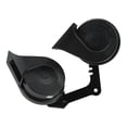 thumbnail image 3 of Bocina de caracol para coche con soporte 1622755 00 B Tono alto y bajo Reemplazo negro para Tesla MODEL Y 2020-2023, 3 of 19