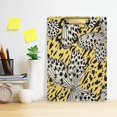thumbnail image 6 of FMSHPON Zebra Leopard Butterfly Clipboard Hardboard Wood Nursing Clip Board and Pull for Standard A4 Letter 13x9 inches, 6 of 7