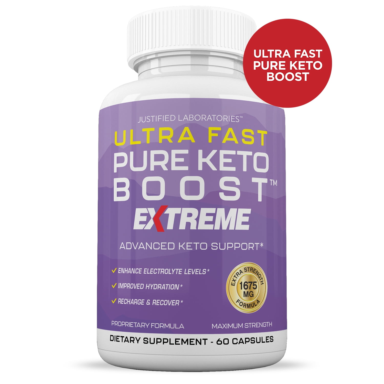 (2 Pack) Ultra Fast Pure Keto ACV Extreme Pills 1675mg Alternative to Gummies Dietary Supplement 120 Capsules