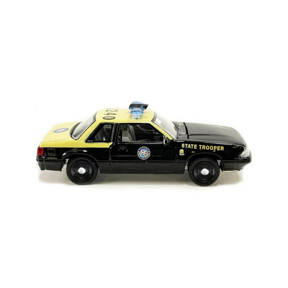 1991 Ford Mustang SSP - Florida Highway Patrol, Black - Greenlight GL51494 - 1/64 Scale Diecast Car