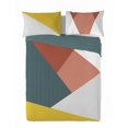 thumbnail image 1 of Gouchee Home Albers Geometric Queen 3-Piece Duvet Cover Set – Modern Cotton Percale Bedding, Reversible & OEKO-TEX® Certified, 1 of 3