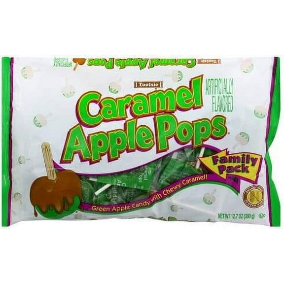 Tootsie Caramel Apple Pops Lollipops Bags, 12.70 Ounce Bag