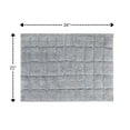 thumbnail image 2 of Knightsbridge Summer Tile 220 GSF Non Skid Back Bath Rug 21 x 34 - Silver, 2 of 2