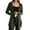 Green, variant on Ediodpoh Long Cardigan Sweaters for Women Long Sleeve Solid Color Knit Cardigan Mid Length Open Front Sweater Coat with Pockets Black L