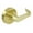 Polished Brass, variant on Deltana CL515EVC-26D Clarendon Commercial Grade 2 Single Dummy Lever Set - Chrome