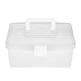 thumbnail image 1 of Caja de almacenamiento de plástico transparente Acuarela Caja de usos múltiples de pintura al óleo p Tomshoo Blanco, 1 of 7